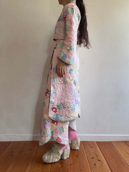 old quilt wrap skirt