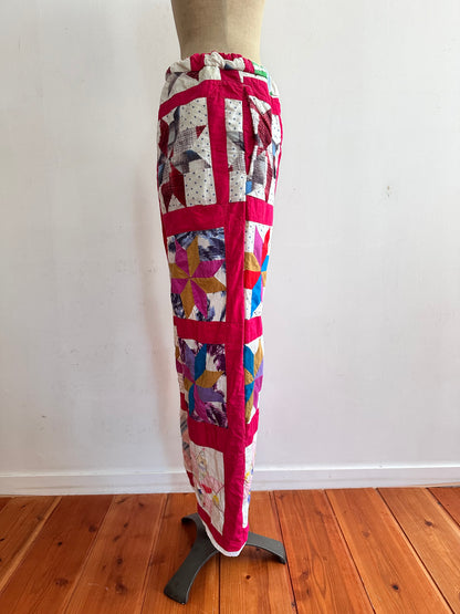 old quilt pants