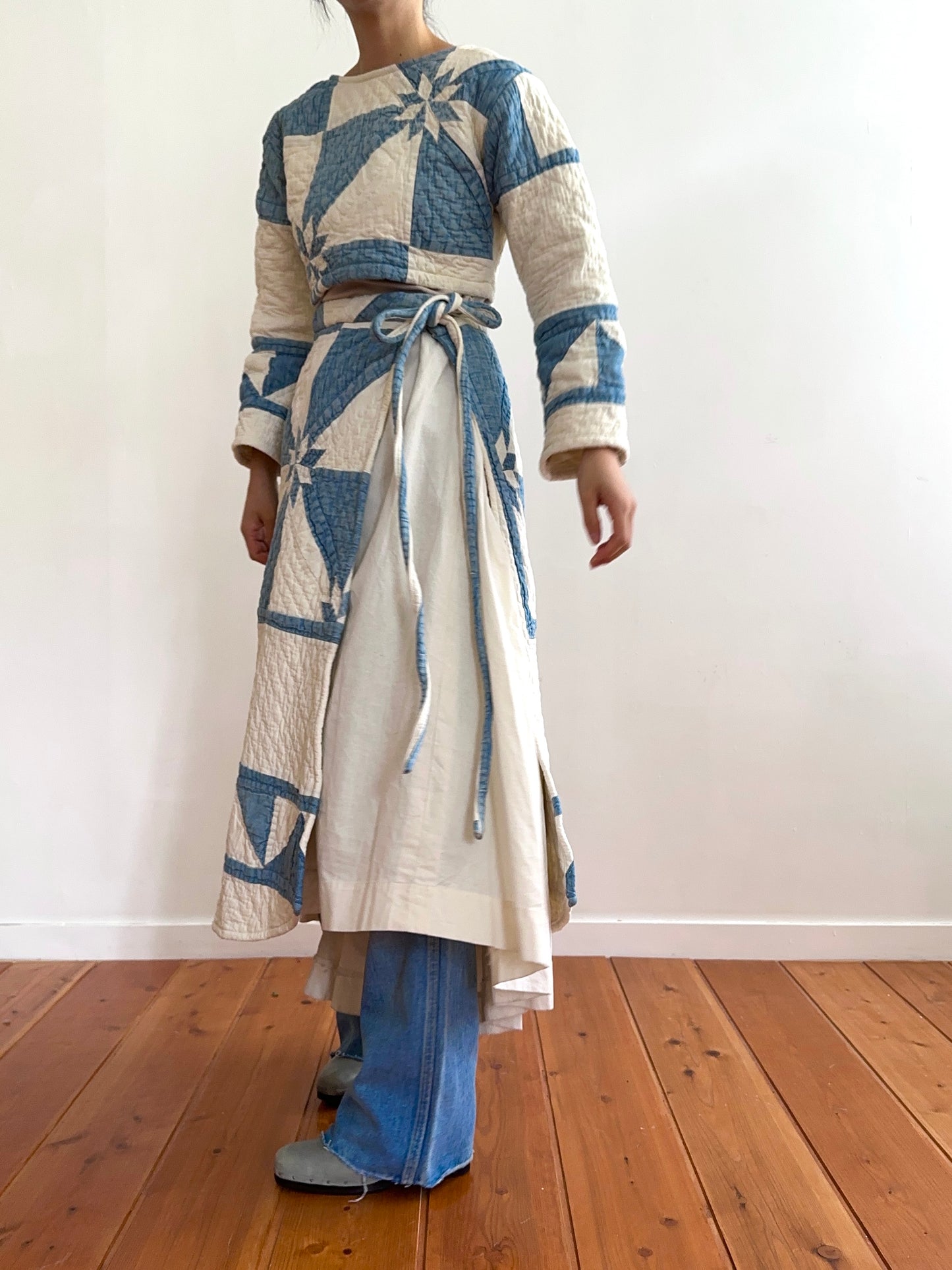 old quilt wrap skirt