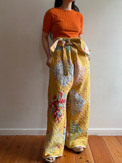 semi-antique quilt huge overall