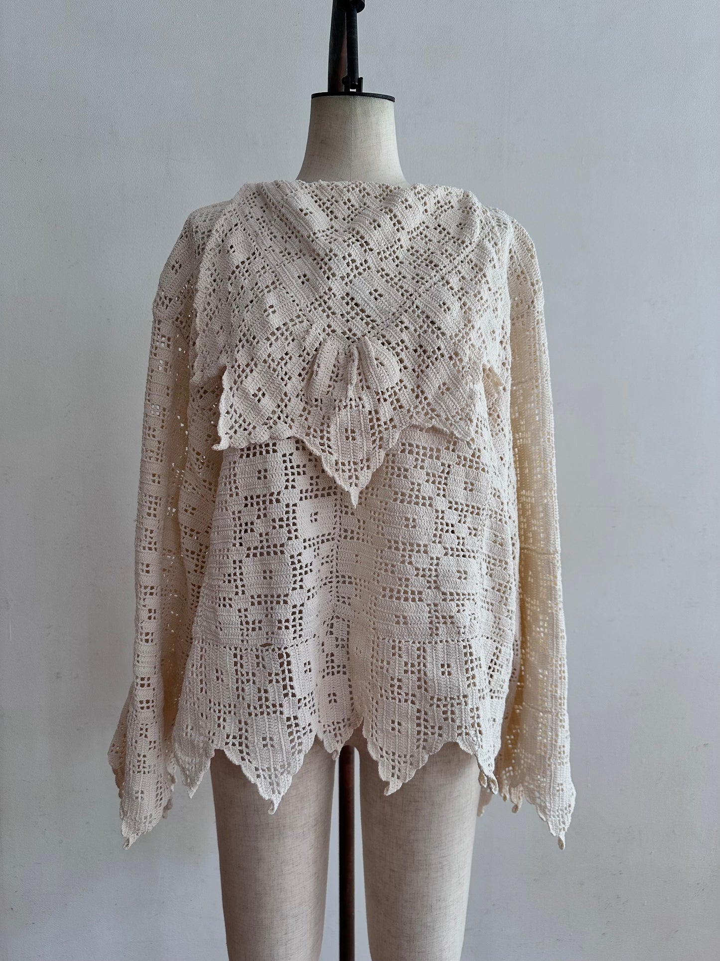 old crochet lace sailor shirts