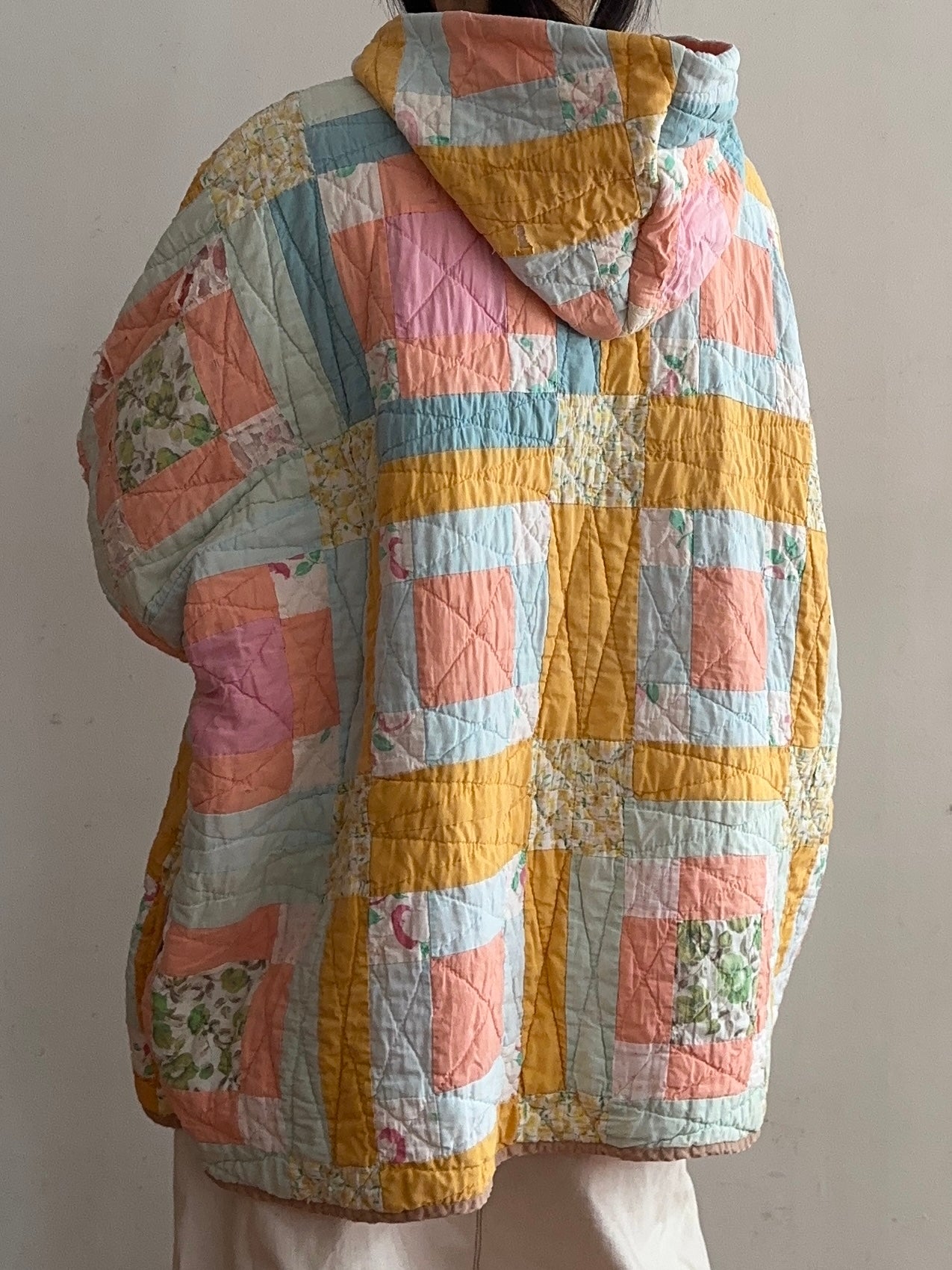 old quilt parka