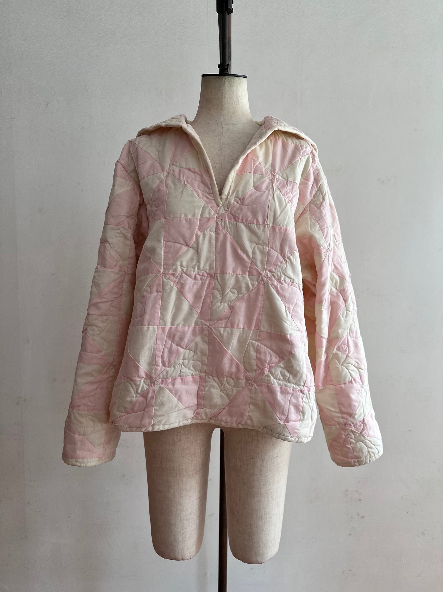 antique quilt sailor shirt