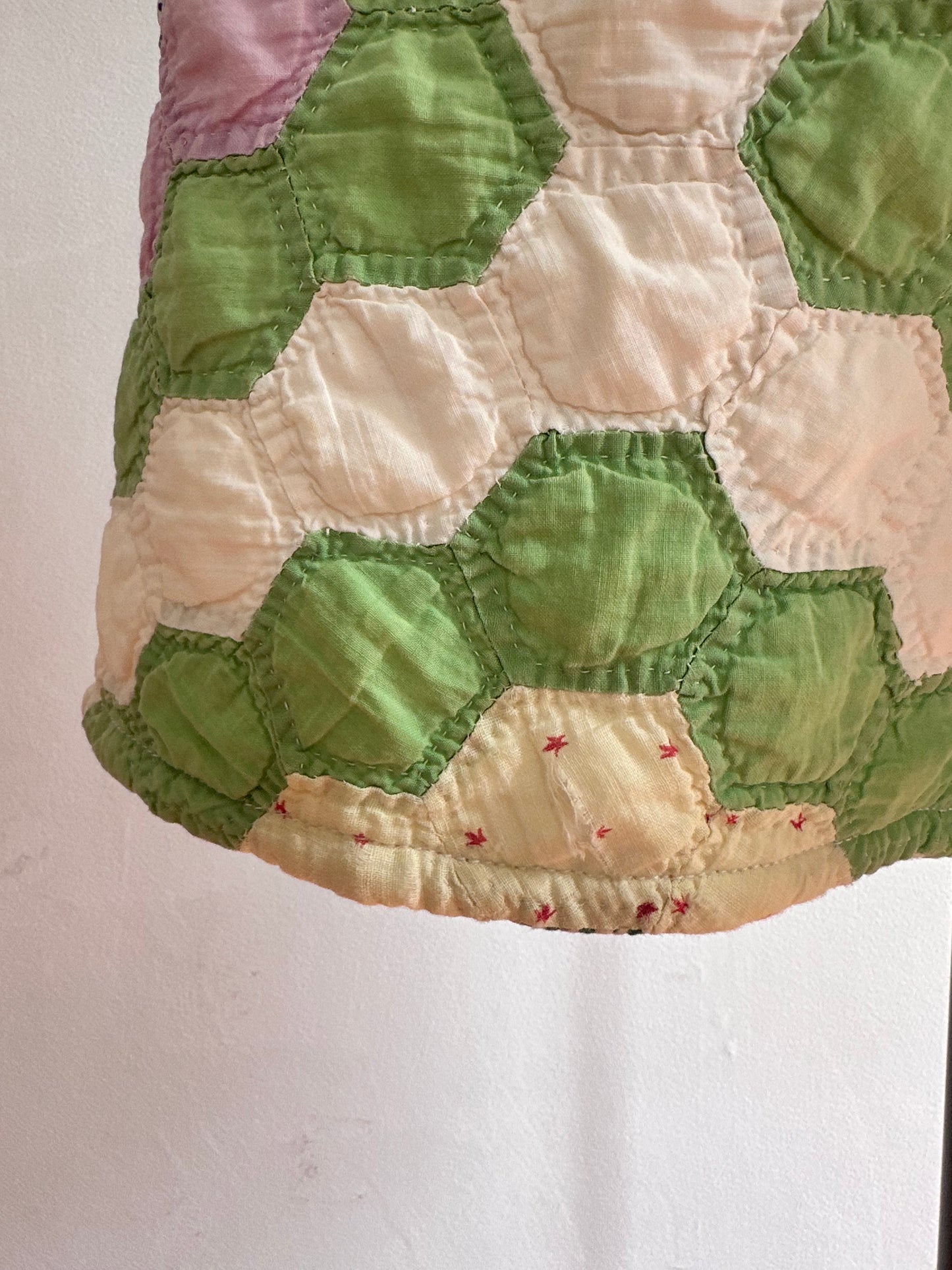 old quilt short pants