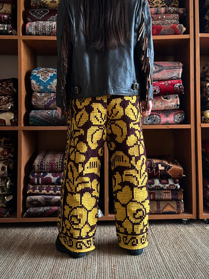 old coverlet tuck wide pants