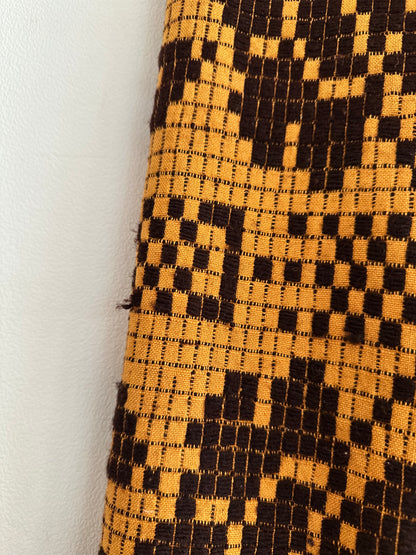 old coverlet monk bag / orange