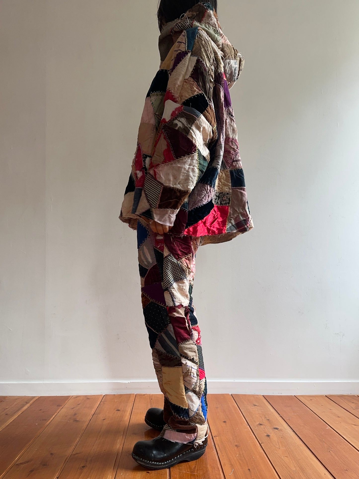 old quilt crazy slim pants