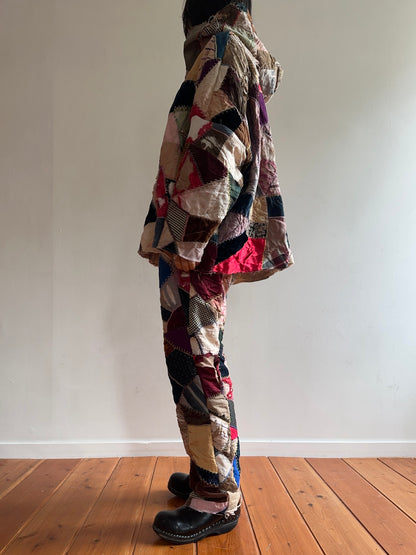 old quilt crazy slim pants