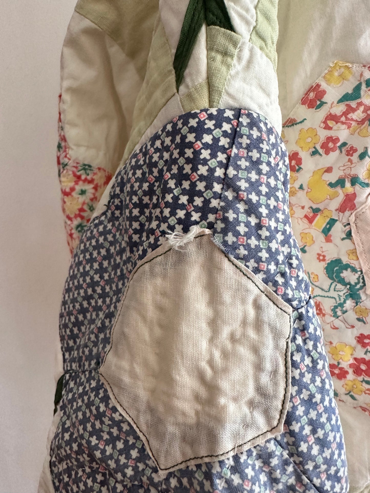 old quilt lantern tops