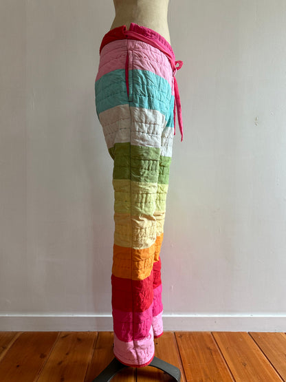 old quilt slim pants