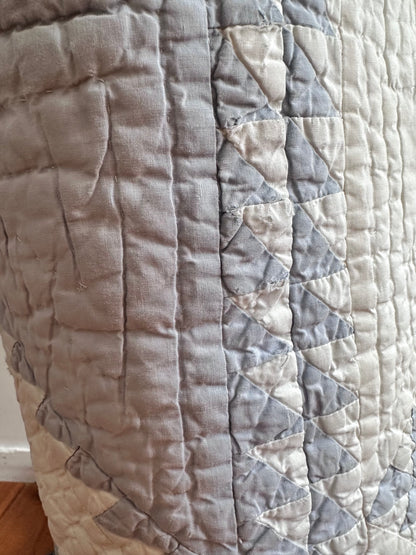 old quilt tuck wide pants