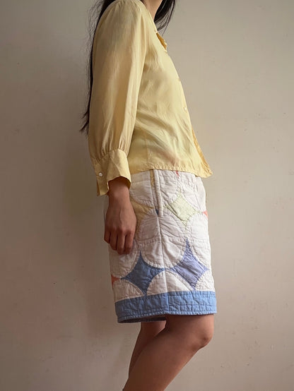 old quilt short pants