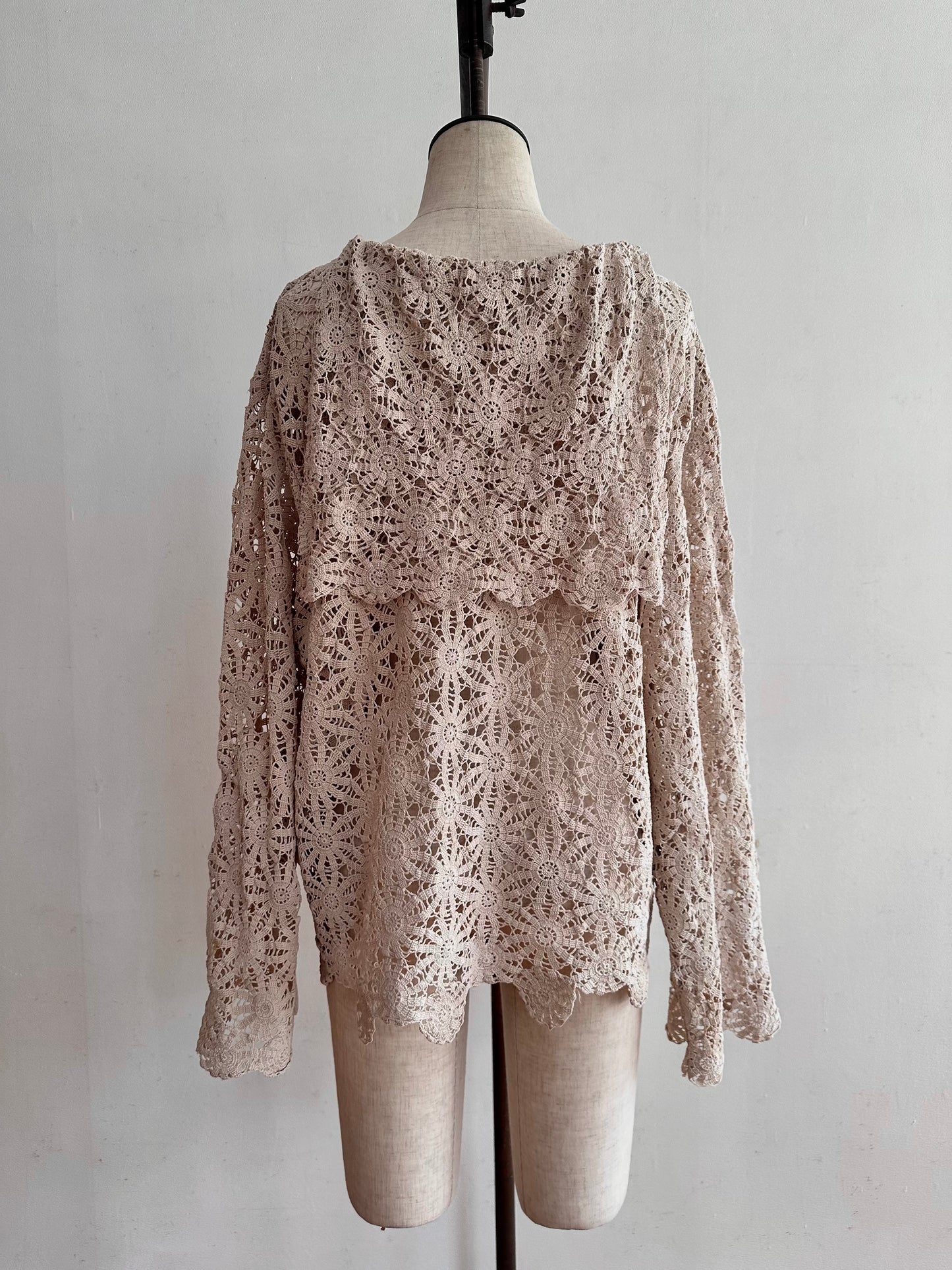 old crochet lace sailor shirts