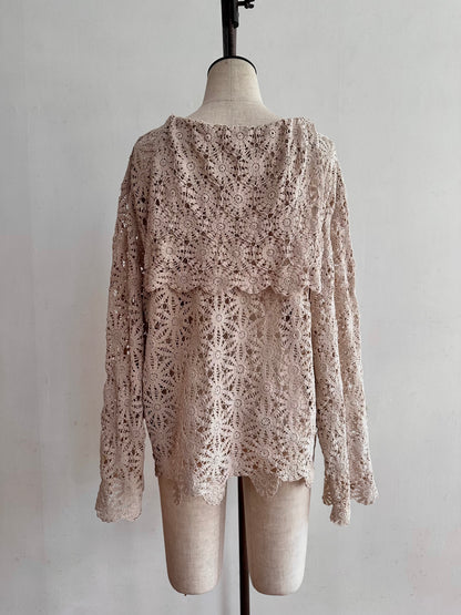 old crochet lace sailor shirts