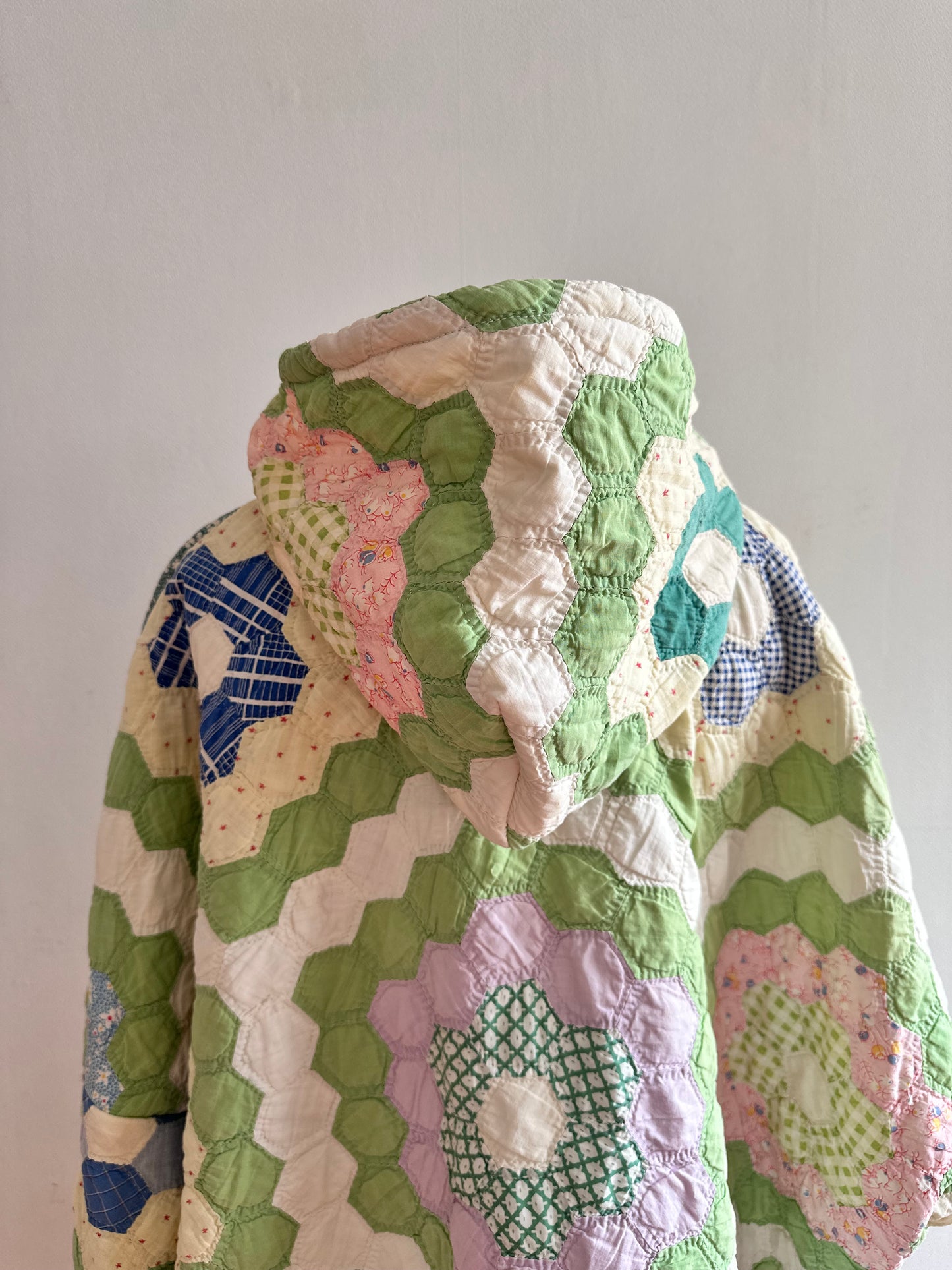 old quilt parka