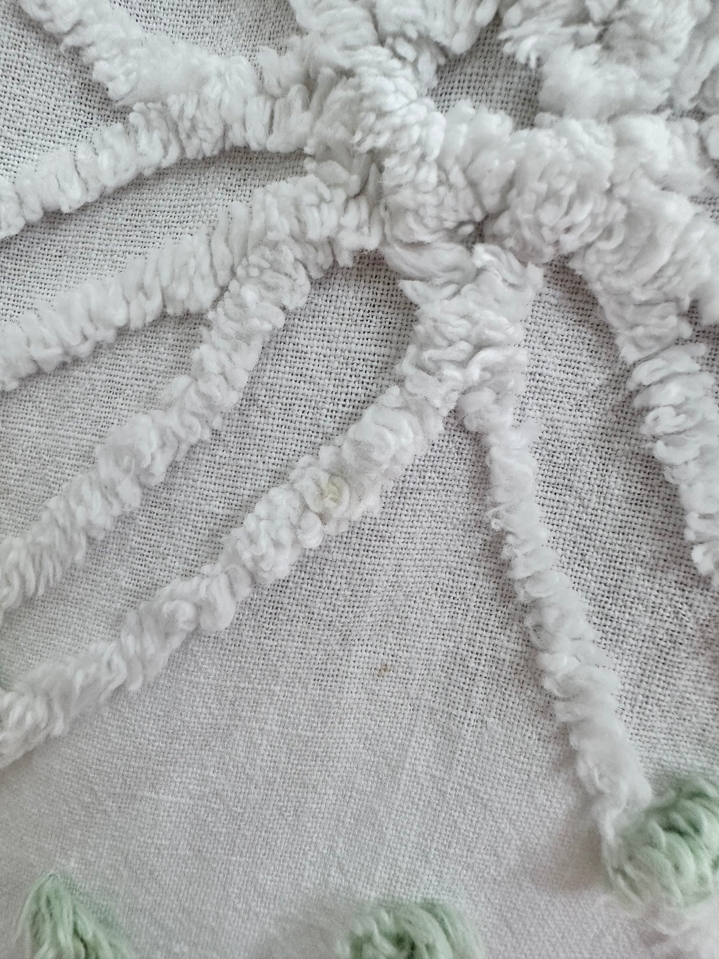 old chenille slim flare pants / muscat