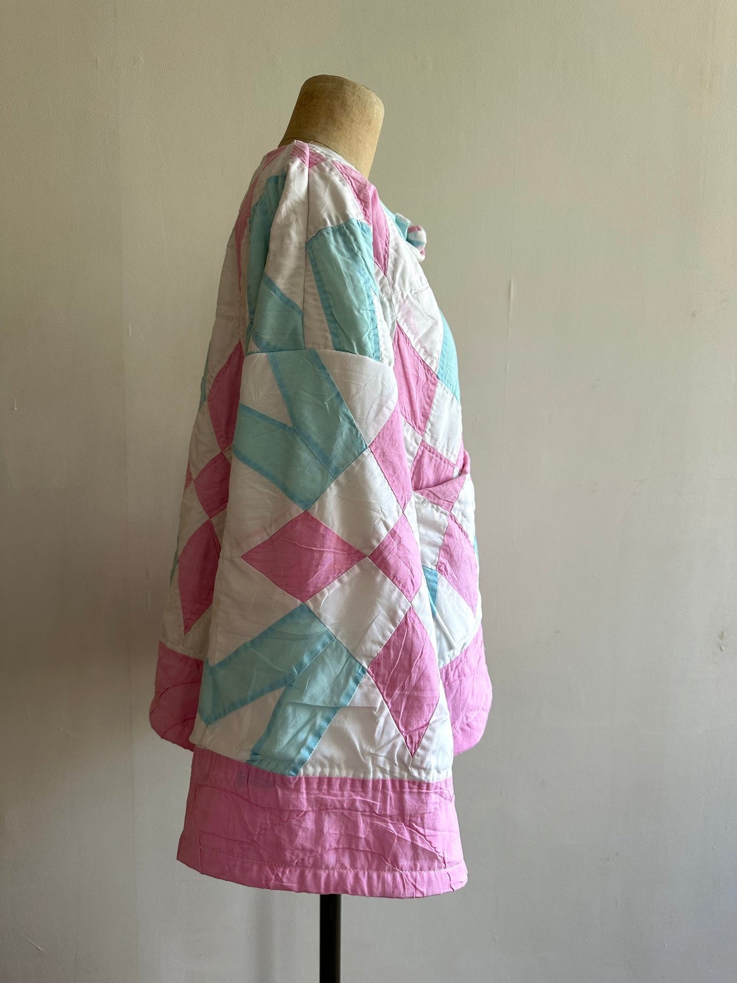 vecchia giacca corta trapuntata