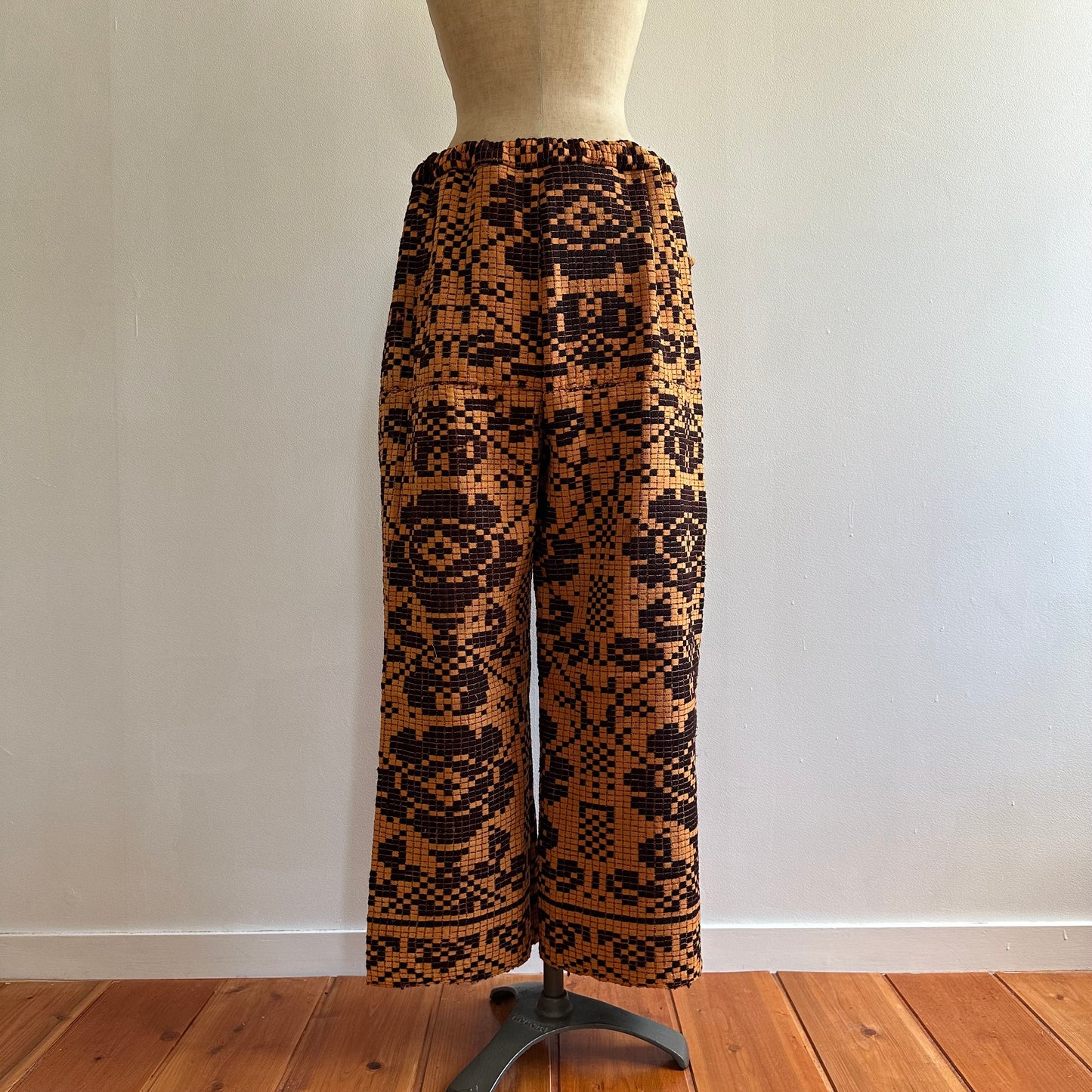old coverlet tuck wide pants