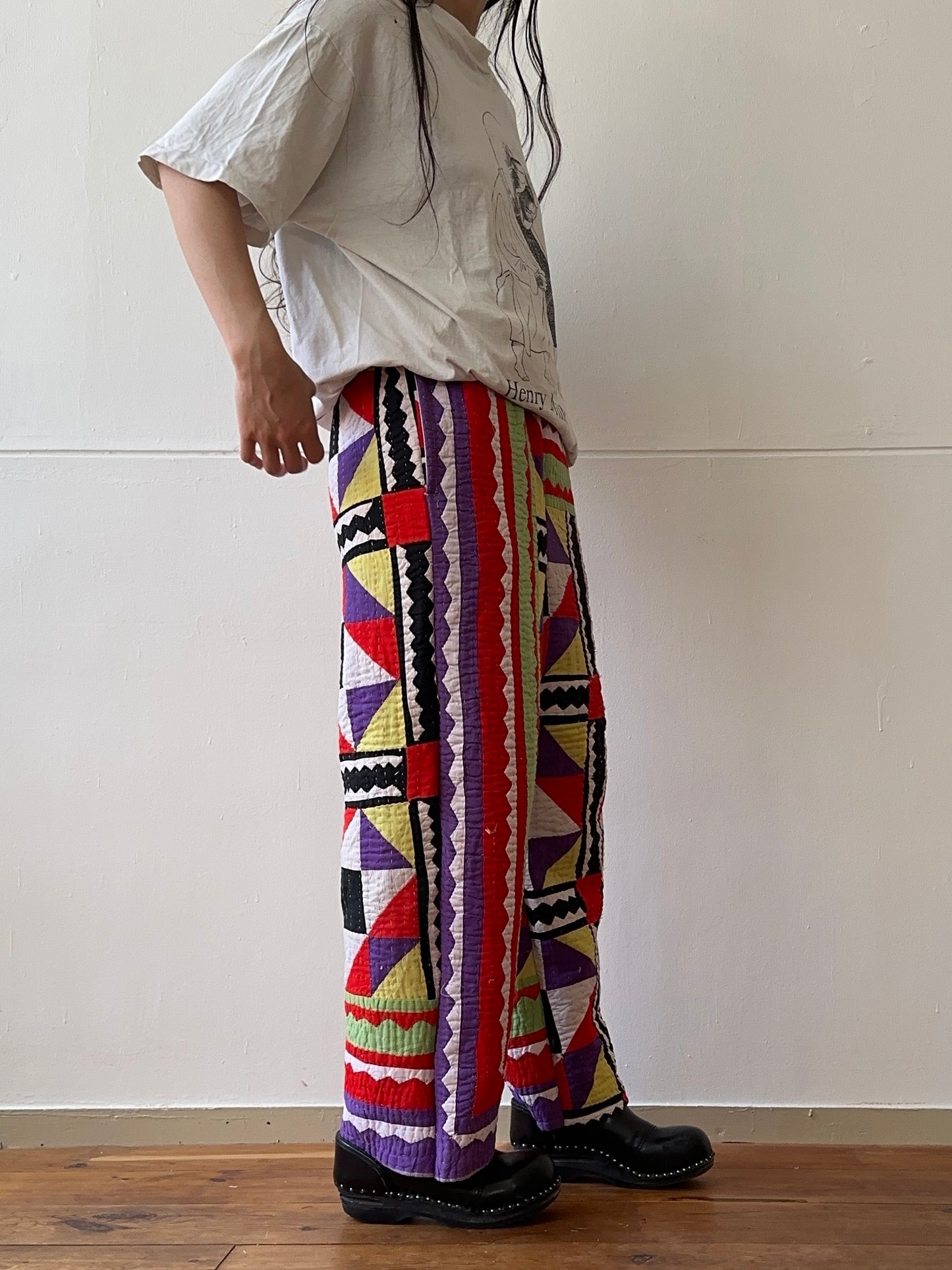 old quilt pants