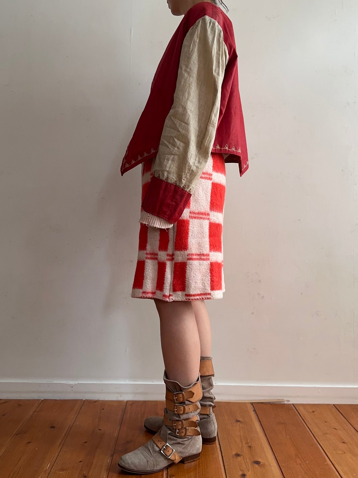 old blanket short pants