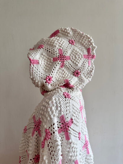 old crochet lace parka