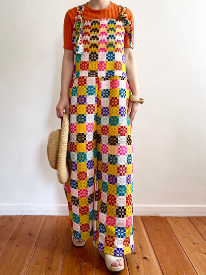 old coverlet huge overall