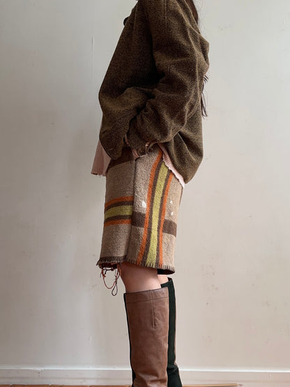 old blanket short pants