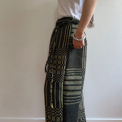 old coverlet tuck wide pants