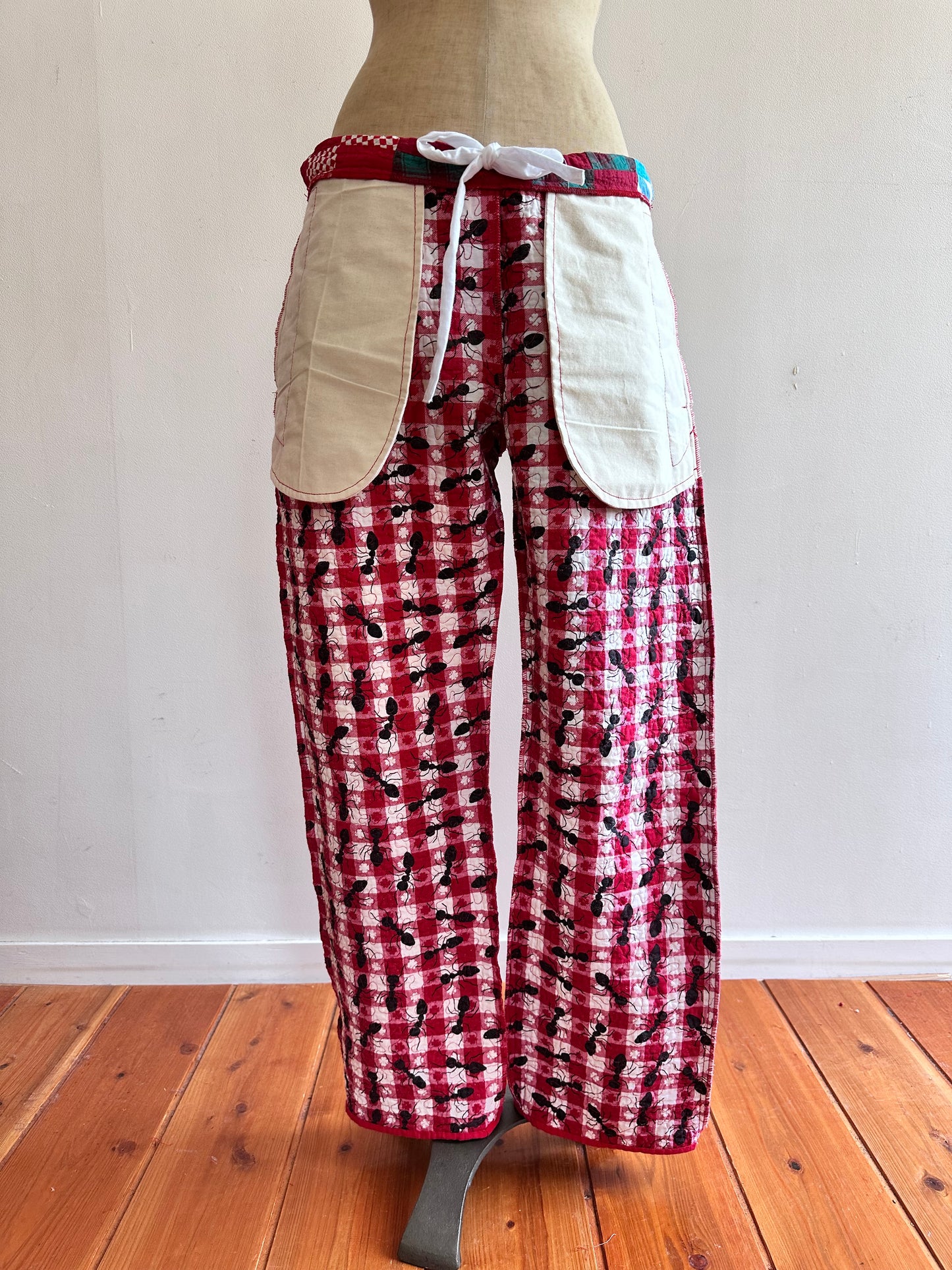 old quilt slim pants