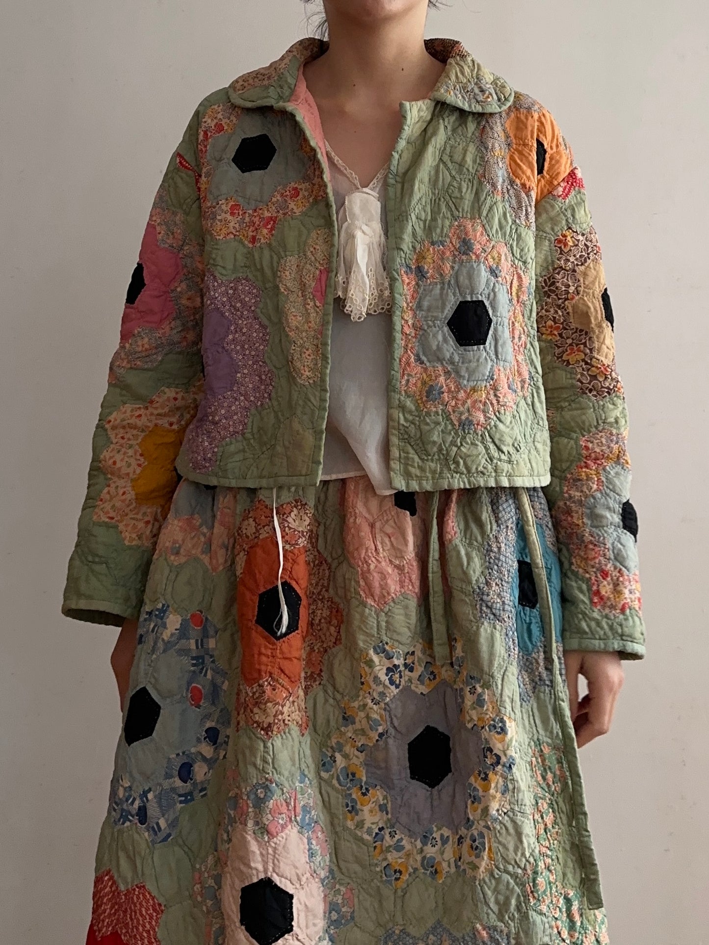 old quilt short jacket