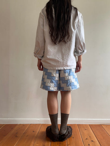 old quilt short pants