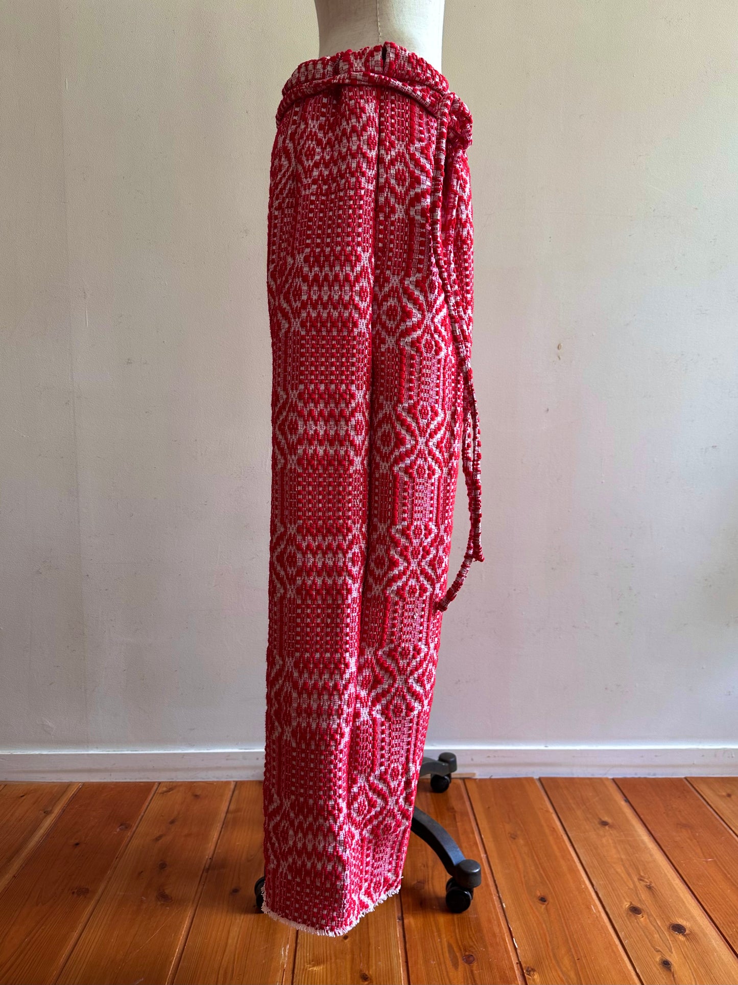 old coverlet tuck wide pants