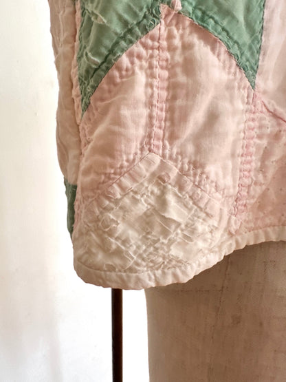 antique quilt short jacket