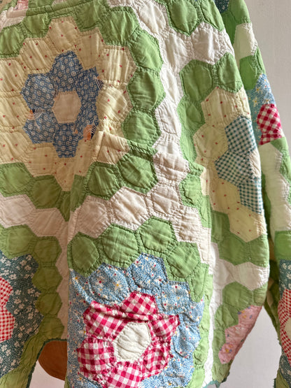 old quilt parka