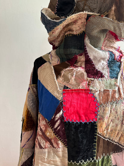 old quilt crazy parka