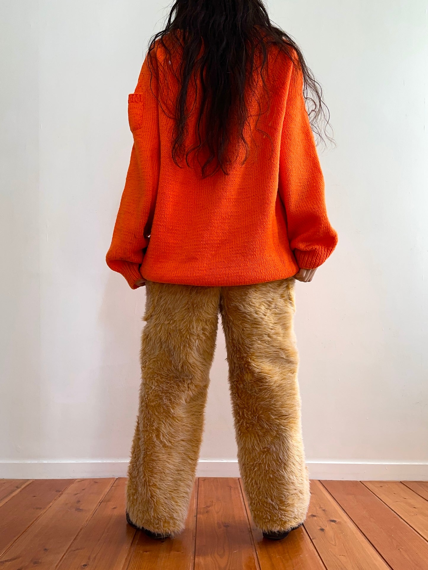 old fur pants / custard