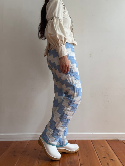 old quilt slim pants