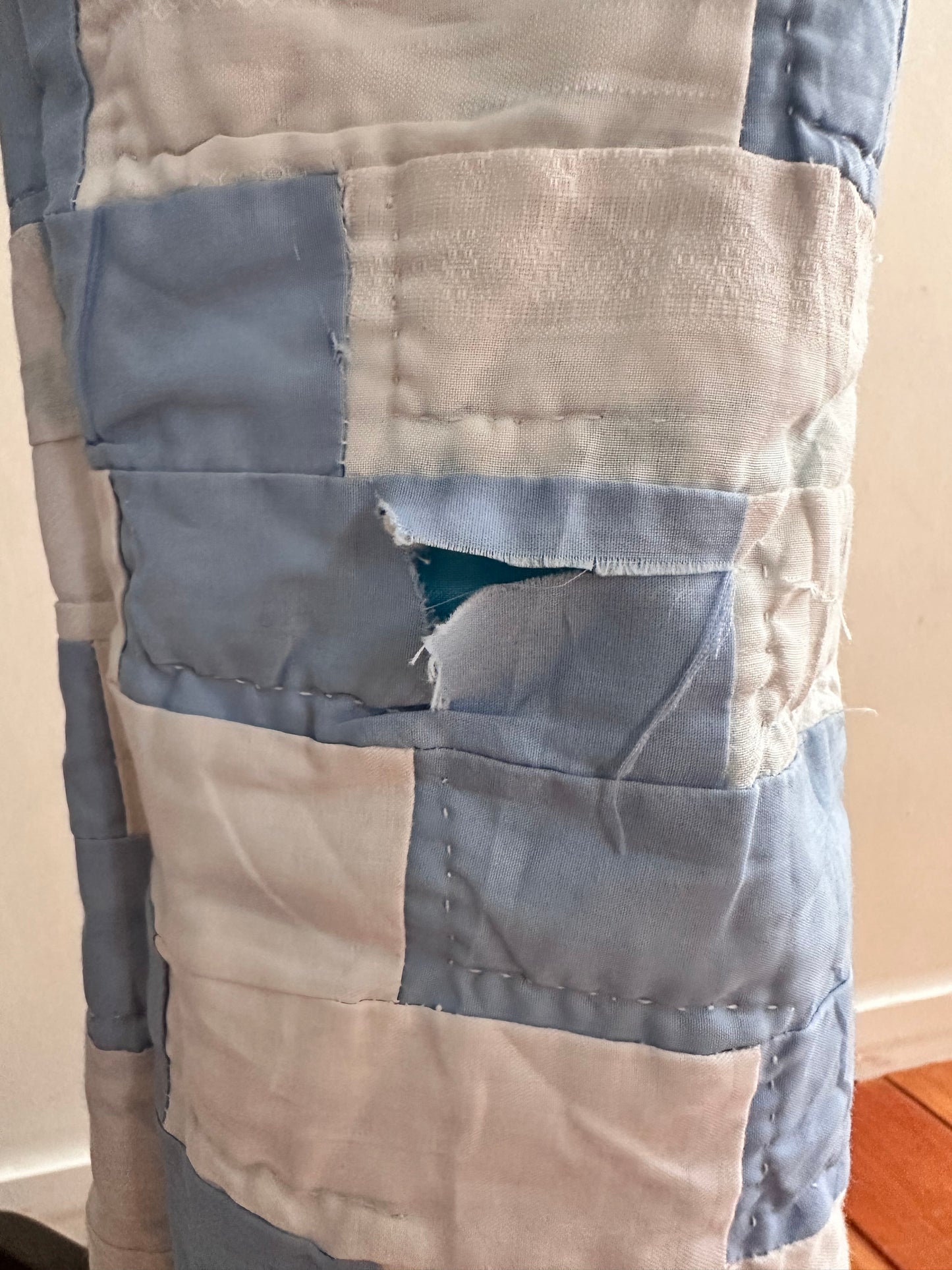 old quilt slim pants