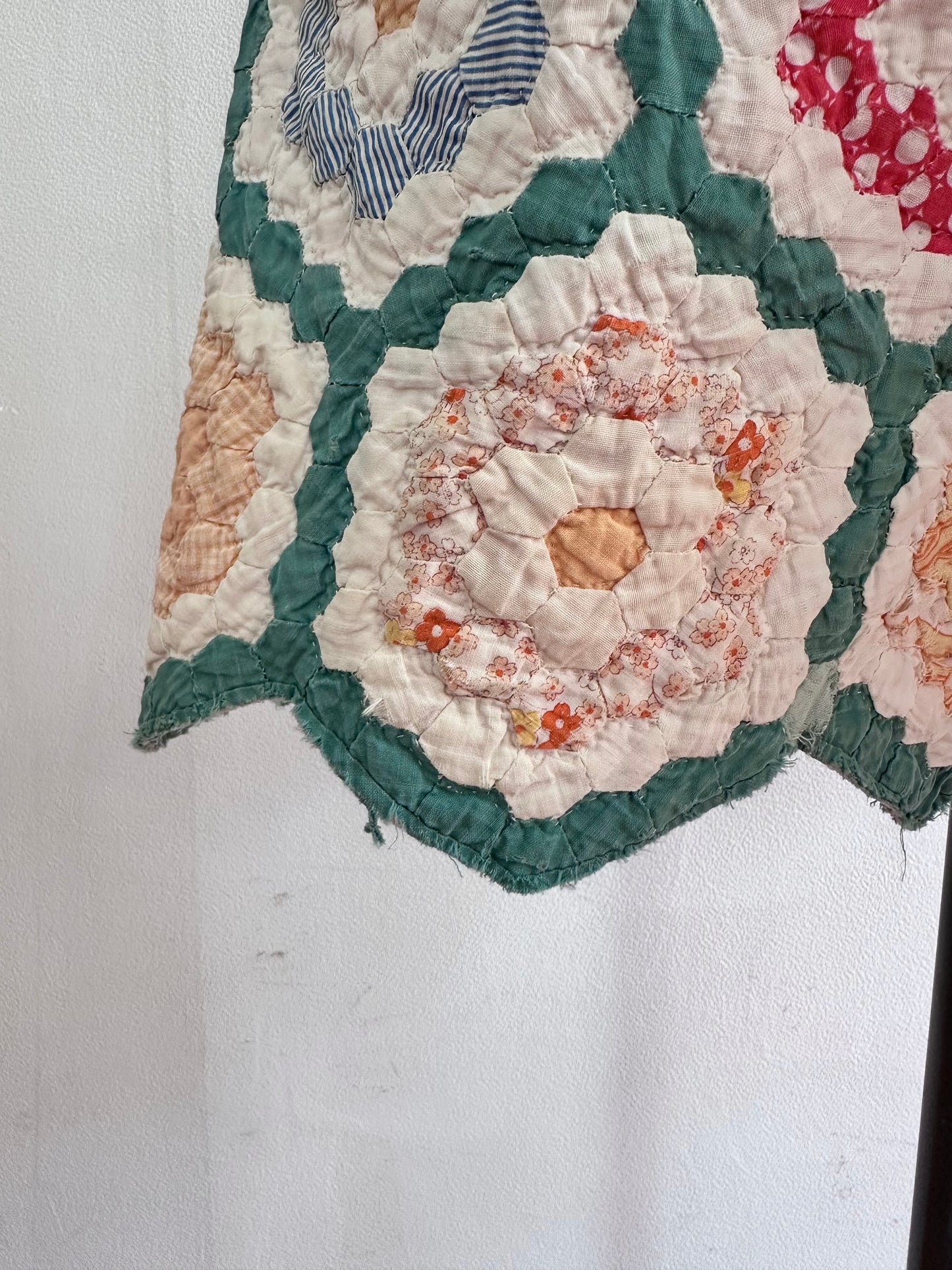 old quilt short pants