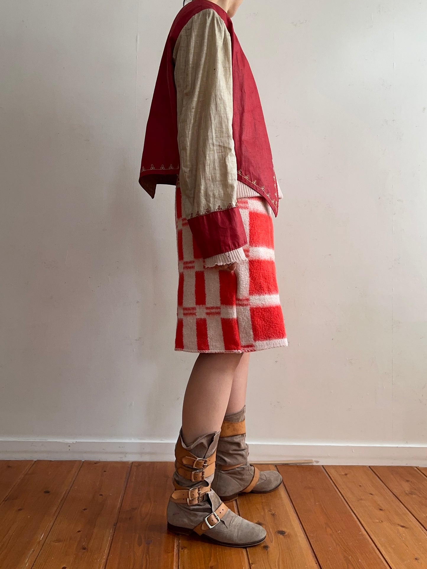 old blanket short pants