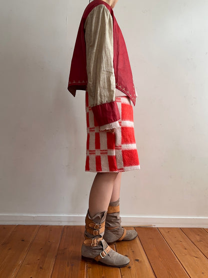 old blanket short pants