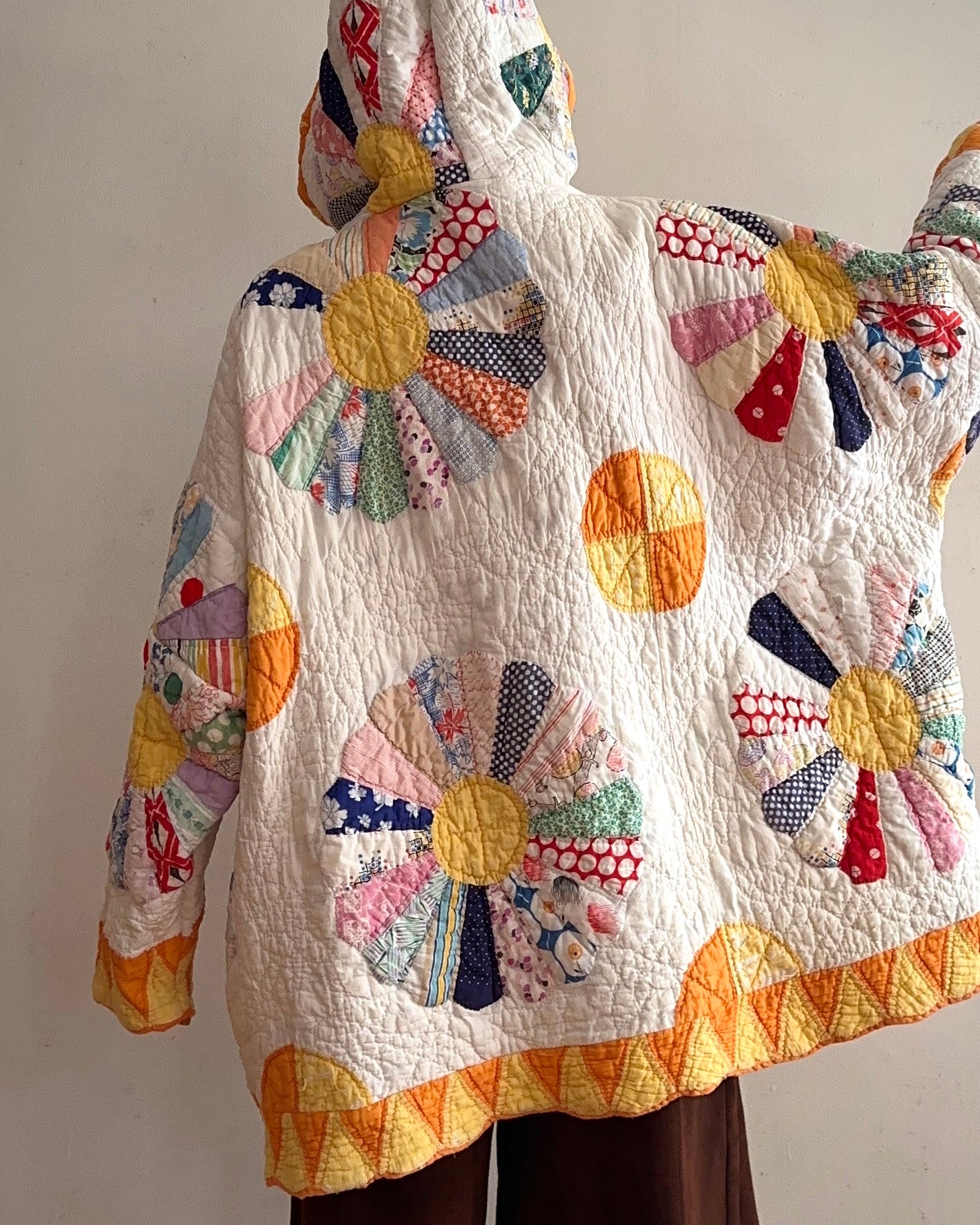 old quilt parka