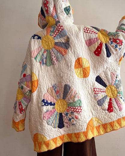 old quilt parka