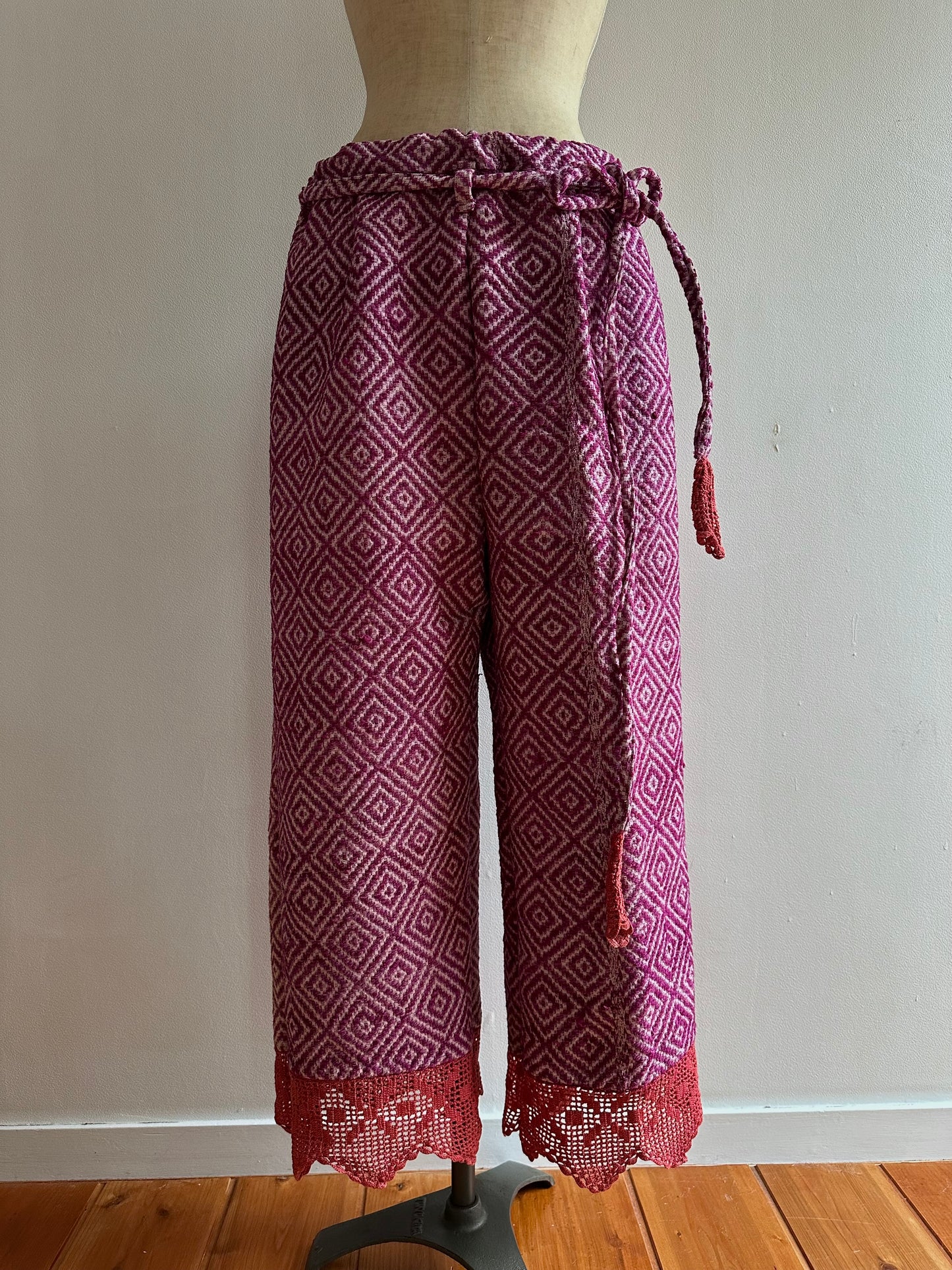 old coverlet wide pants