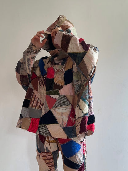 old quilt crazy parka