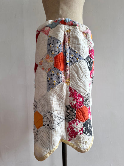 old quilt short pants