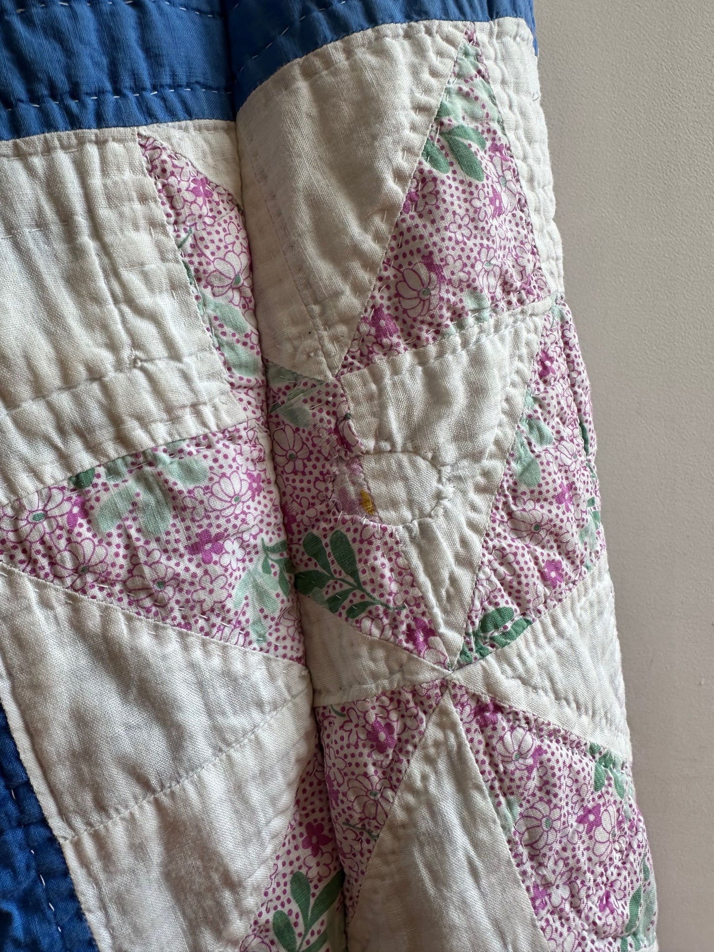 old quilt dress coat
