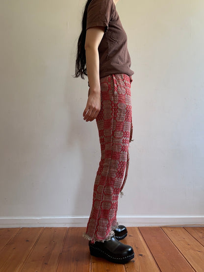 old coverlet slim flare pants / red