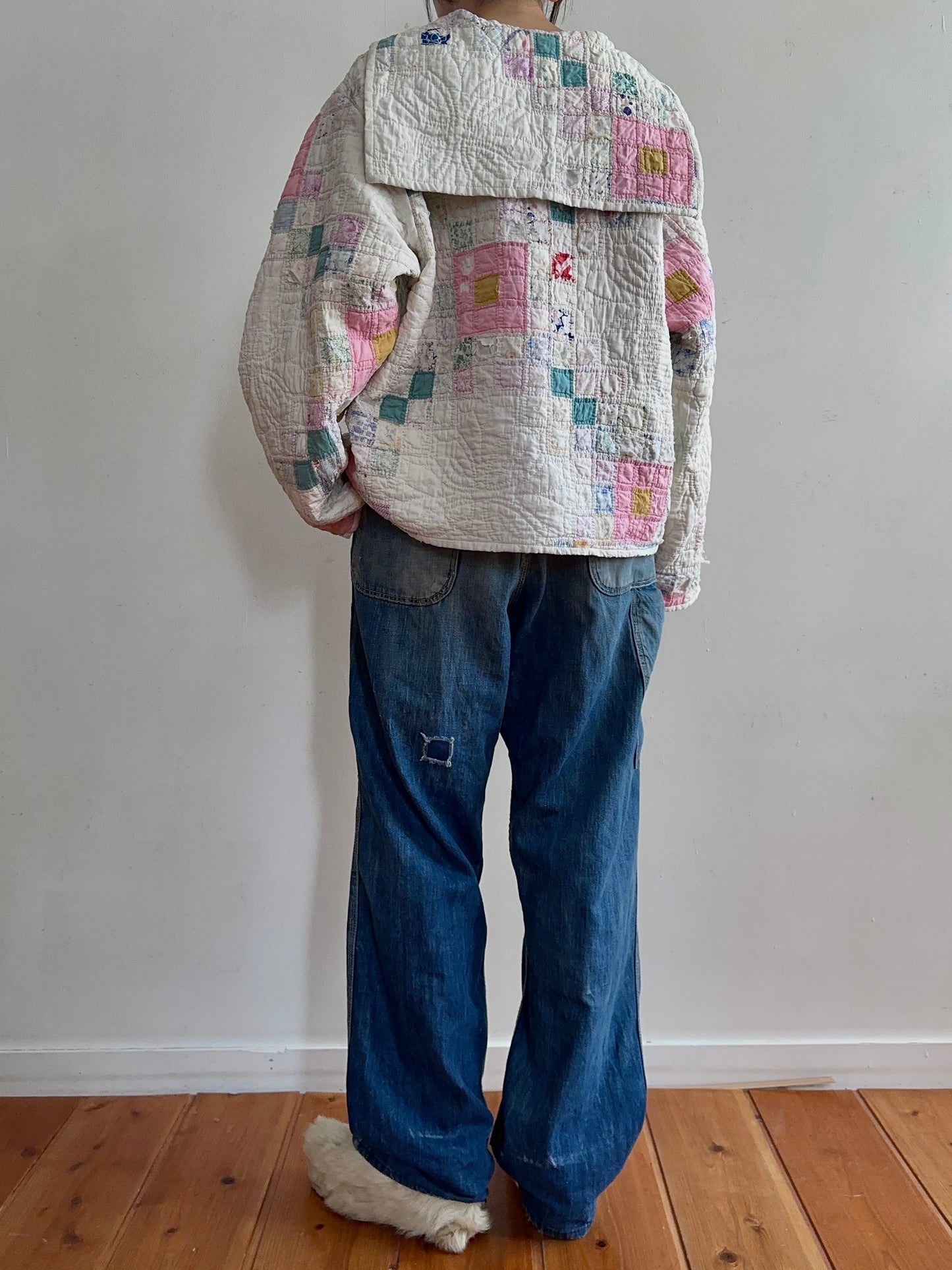 old quilt sailor shirt “boro”