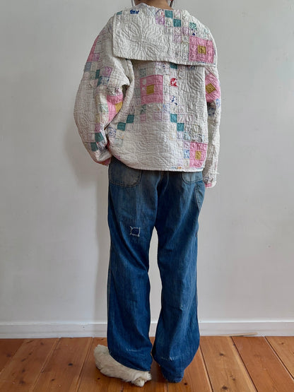 old quilt sailor shirt “boro”